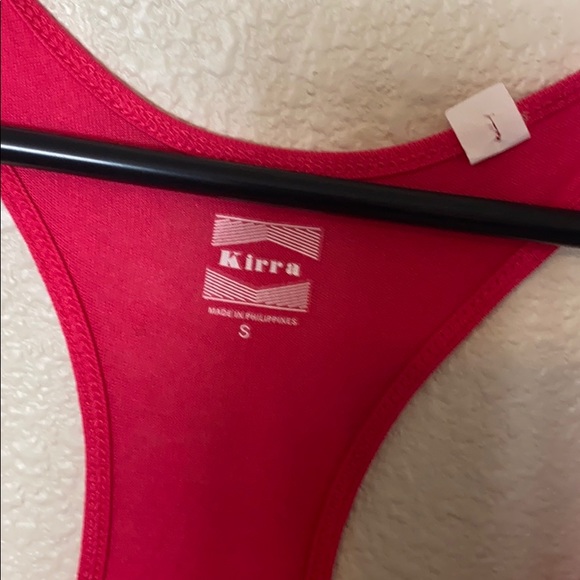 Pink, racer back tank top - Picture 2 of 3